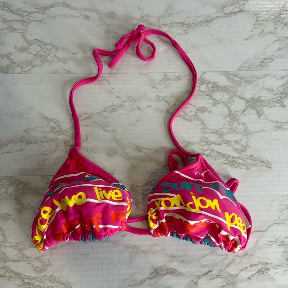 Y2K Ron Jon swim bikini top outdoors‎ swimming beach spring vacation